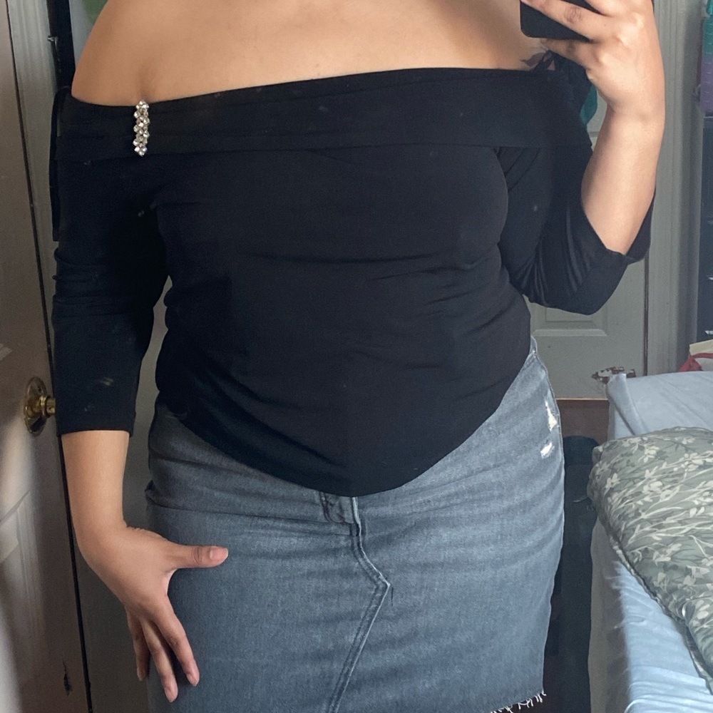 Xscape Black Elegant Top